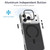 iPhone 18 Pro Dual-Color Carbon Fiber Texture Magsafe Phone Case - Black