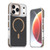 iPhone 18 Pro Dual-Color Carbon Fiber Texture Magsafe Phone Case - Gold
