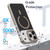 iPhone 18 Pro Dual-Color Carbon Fiber Texture Magsafe Phone Case - Gold