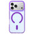 iPhone 18 Pro Dual-Side Frosted MagSafe Clear Phone Case - Purple