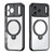 iPhone 18 Pro DUX DUCIS Aimo Mag Series MagSafe Ring Holder Frosted Phone Case - Black