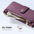iPhone 18 Pro DUX DUCIS Lawa Series 2 in 1 Wallet Zipper Detachable MagSafe Phone Case with Lanyard - Cherry Red