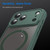 iPhone 18 Pro Fan Dun Series TPU Hybrid PC Frosted Magsafe Phone Case - Green