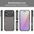 iPhone 18 Pro Fan Dun Series TPU Hybrid PC Frosted Phone Case - Black