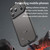 iPhone 18 Pro Fan Dun Series TPU Hybrid PC Frosted Phone Case - Black