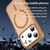 iPhone 18 Pro Fanying Series PC Hybrid TPU Translucent Frosted MagSafe Phone Case - Desert Gold