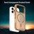 iPhone 18 Pro Fanying Series PC Hybrid TPU Translucent Frosted MagSafe Phone Case - Desert Gold