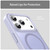 iPhone 18 Pro Fanying Series PC Hybrid TPU Translucent Frosted MagSafe Phone Case - Lavender