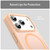 iPhone 18 Pro Fanying Series PC Hybrid TPU Translucent Frosted MagSafe Phone Case - Rouge Powder