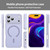 iPhone 18 Pro Fanying Series Precision Camera Hole PC Hybrid TPU Translucent Frosted Magnetic Phone Case - Lavender