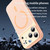 iPhone 18 Pro Fanying Series Precision Camera Hole PC Hybrid TPU Translucent Frosted Magnetic Phone Case - Rouge Powder