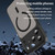 iPhone 18 Pro Fanying Series Precision Camera Hole PC Hybrid TPU Translucent Frosted Magnetic Phone Case - Translucent Black