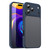 iPhone 18 Pro Fanying Series Precision Camera Hole PC Hybrid TPU Translucent Frosted Phone Case - Cyan Blue