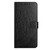 iPhone 18 Pro Flower Embossed Leather Phone Case - Black
