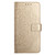iPhone 18 Pro Flower Embossed Leather Phone Case - Gold