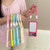 iPhone 18 Pro Four-corners Lanyard Holes Acrylic Hybrid TPU Phone Case with Hand Strap - Yellow