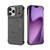 iPhone 18 Pro Frameless Half-Wrapped Carbon Fiber Texture PC Magnetic Phone Case - Black