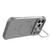 iPhone 18 Pro Frameless Half-Wrapped Carbon Fiber Texture PC Magnetic Phone Case - Gray