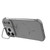 iPhone 18 Pro Frameless Half-Wrapped Carbon Fiber Texture PC Magnetic Phone Case - Gray