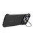 iPhone 18 Pro Frameless Half-Wrapped PC Magnetic Phone Case - Black