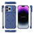 iPhone 18 Pro Frameless Half-Wrapped PC Magnetic Phone Case - Blue