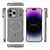 iPhone 18 Pro Frameless Half-Wrapped PC Magnetic Phone Case - Gray