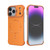 iPhone 18 Pro Frameless Half-Wrapped PC Magnetic Phone Case - Orange