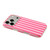 iPhone 18 Pro Full Coverage IMD Printed Vertical Stripes TPU Phone Case - Pink