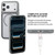 iPhone 18 Pro GEBEI Skin Feel Starry Dot Magnetic Phone Case - Grey