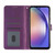 iPhone 18 Pro Glitter Powder Flip Leather Phone Case - Purple