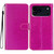iPhone 18 Pro Glitter Powder Flip Leather Phone Case - Rose Red