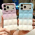 iPhone 18 Pro Gradient Cloud Square TPU Phone Case - Glaciers Oceans