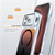 iPhone 18 Pro Gradient Discolor Lens Protector Kickstand Magnetic Phone Case - Black
