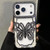 iPhone 18 Pro Hollow Butterfly Electroplating TPU Phone Case - Black