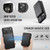 iPhone 18 Pro JEEHOOD J05 Business Magnetic Style RFID Leather Phone Case - Black