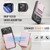 iPhone 18 Pro JEEHOOD J06 British Style RFID MagSafe Card Bag PU Phone Case - Pink