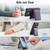 iPhone 18 Pro JEEHOOD J06 British Style RFID MagSafe Card Bag PU Phone Case - Purple