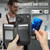 iPhone 18 Pro JEEHOOD J09 Buckle Card Bag MagSafe Magnetic Style RFID Leather Phone Case - Black
