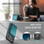 iPhone 18 Pro JEEHOOD J09 Buckle Card Bag MagSafe Magnetic Style RFID Leather Phone Case - Green