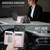 iPhone 18 Pro JEEHOOD J10 Flip Card Bag MagSafe Split RFID Leather Phone Case - Pink
