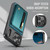 iPhone 18 Pro JEEHOOD J12 Exquisite RFID MagSafe Zipper Card Bag Phone Case - Green
