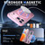 iPhone 18 Pro kalebol Honeycomb Cooling MagSafe Holder Phone Case - Pink
