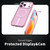 iPhone 18 Pro kalebol Honeycomb Cooling MagSafe Holder Phone Case - Pink