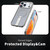 iPhone 18 Pro kalebol Honeycomb Cooling MagSafe Holder Phone Case - Titanium Grey