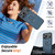 iPhone 18 Pro Kalebol Magnetic MagSafe Rotation Holder PC Phone Case - Blue