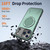 iPhone 18 Pro Kalebol Magnetic MagSafe Rotation Holder PC Phone Case - Grey Green