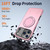 iPhone 18 Pro Kalebol Magnetic MagSafe Rotation Holder PC Phone Case - Pink