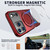 iPhone 18 Pro Kalebol Magnetic MagSafe Rotation Holder PC Phone Case - Red