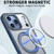 iPhone 18 Pro kalebol MagSafe Metal Ring Holder Phone Case - Blue