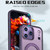 iPhone 18 Pro kalebol MagSafe Metal Ring Holder Phone Case - Dark Purple